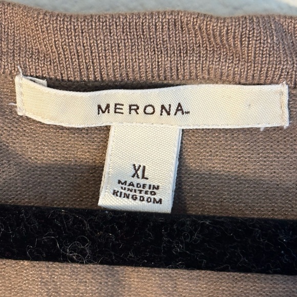 Merona size L Brown Button up cardigan - Picture 2 of 6